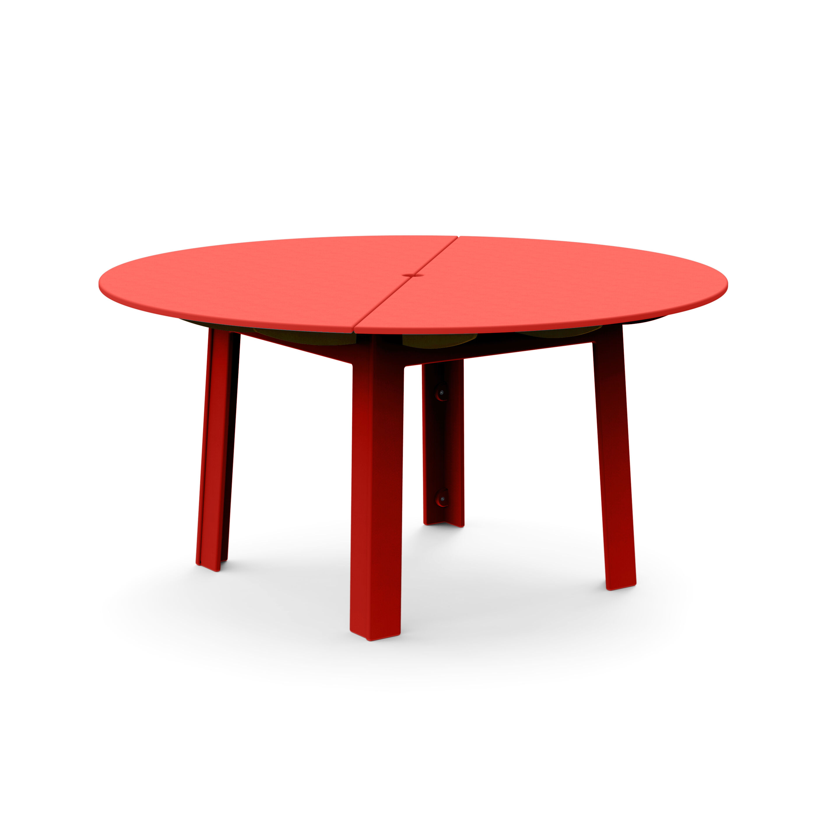 freshair_table60round_red Loll Designs - Fresh Air Round Table - Tisch rund (Ø 152,4 cm - 76,0 cm hoch)