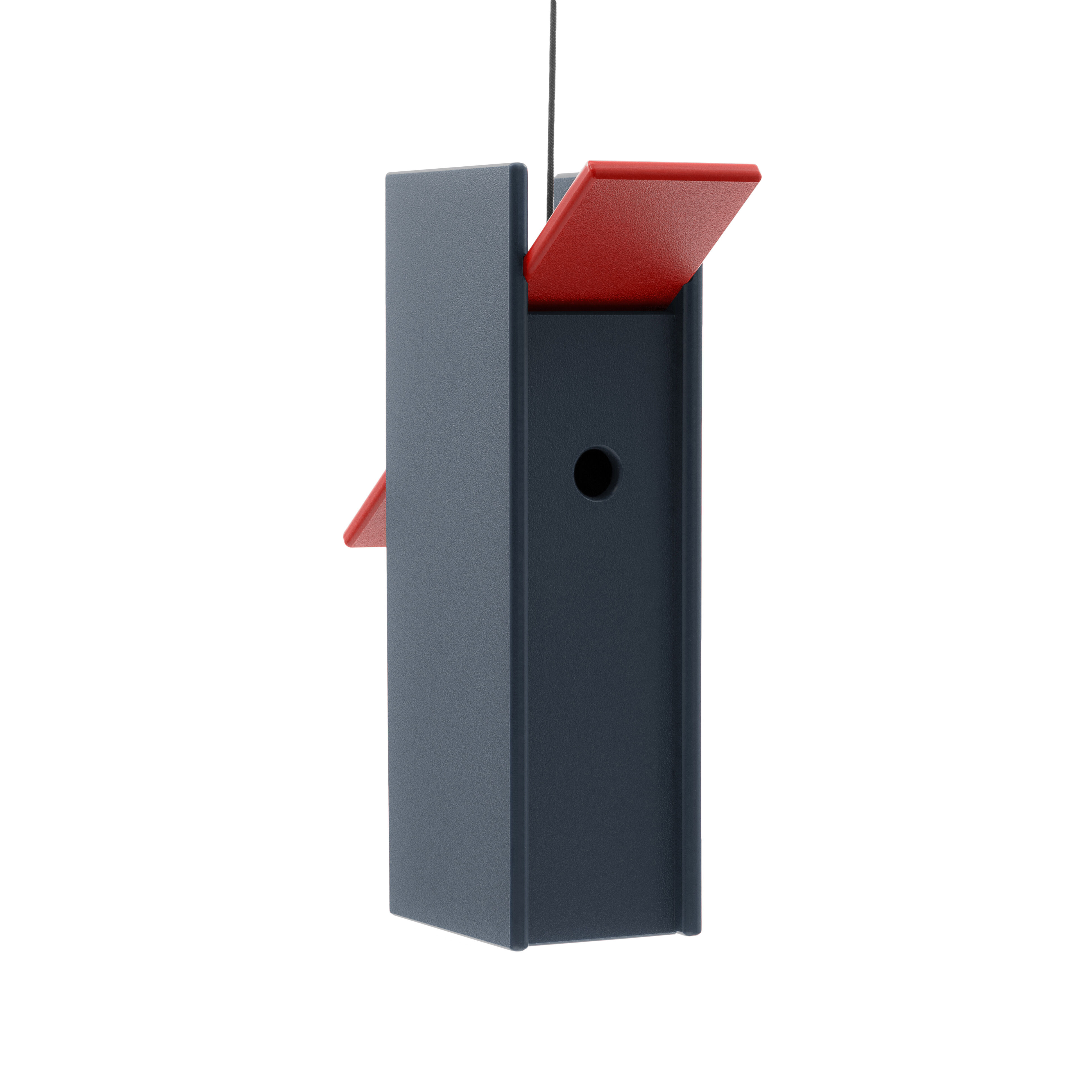 rapson_birdhouse_grey_red Loll Designs - Rapson Modern Birdhouse