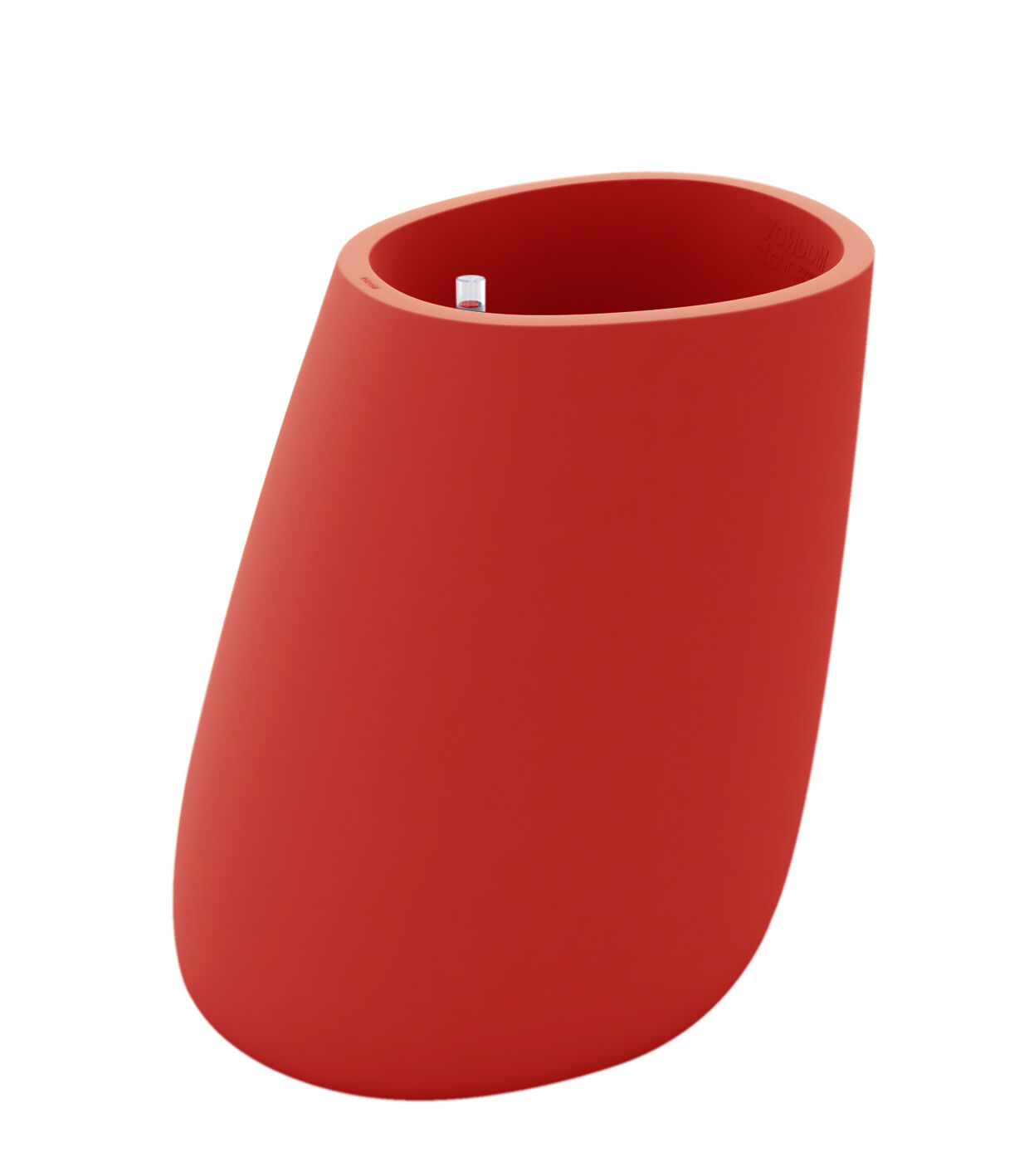 55010R_ROJ Vondom - STONES SELFWATERING 86x64x100