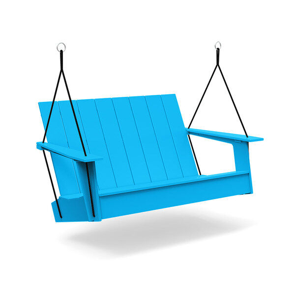 medium_adirondack_swing_double_blue Loll Designs - Adirondack Porch Swing