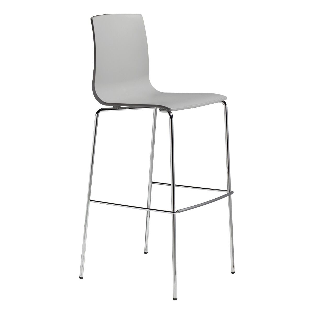 2575-GRAU SCAB - ALICE Barhocker Rahmen Chrom