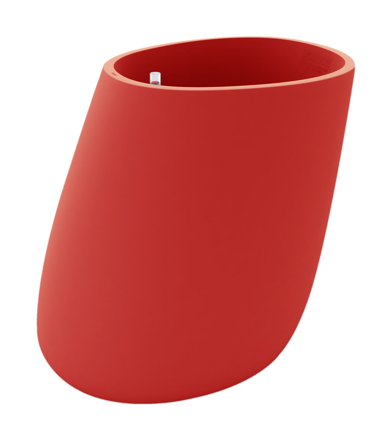 55012R_ROJ Vondom - STONES SELFWATERING 140x105x140
