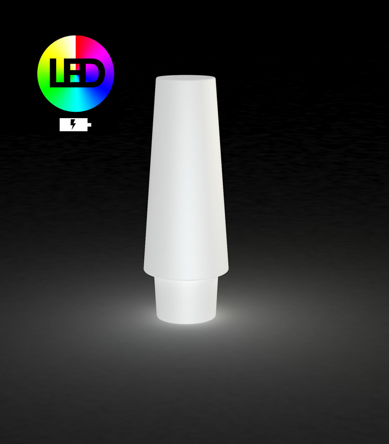54110Y_HIE Vondom - Ulm lamp LED BATTERIE Ø50x140